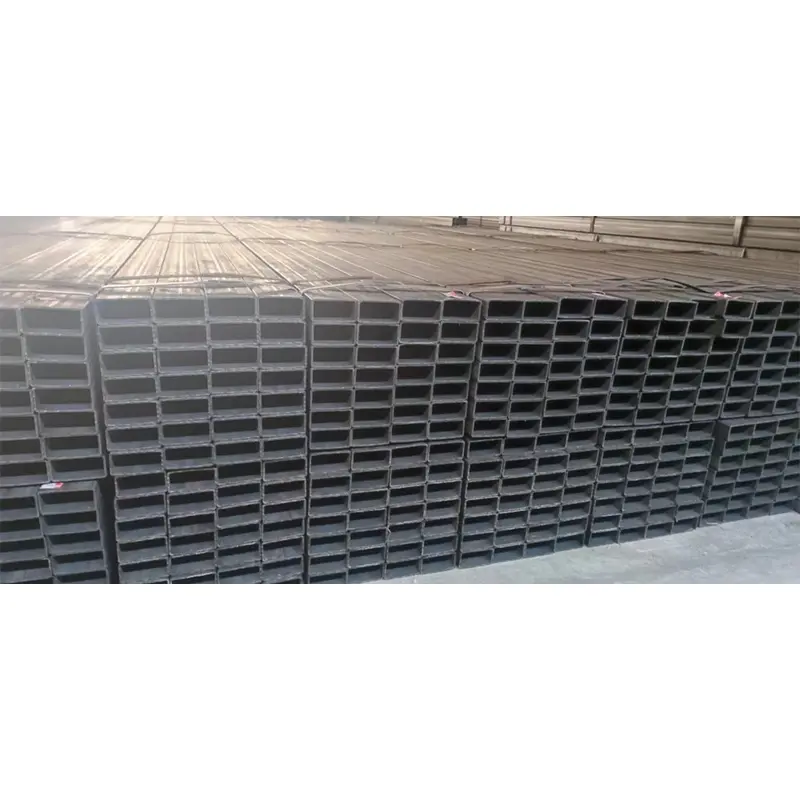 Black Rectangular and Square Steel Tube